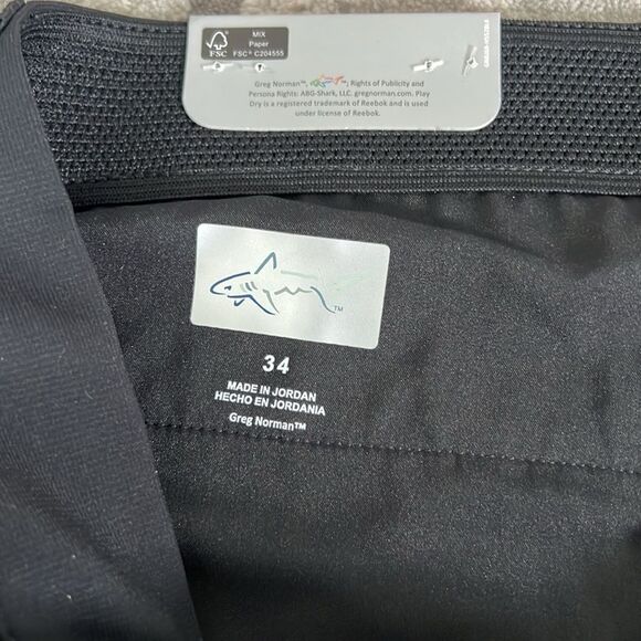 Greg Norman Golf Stretch Shorts Size 34 Black - Picture 9 of 9